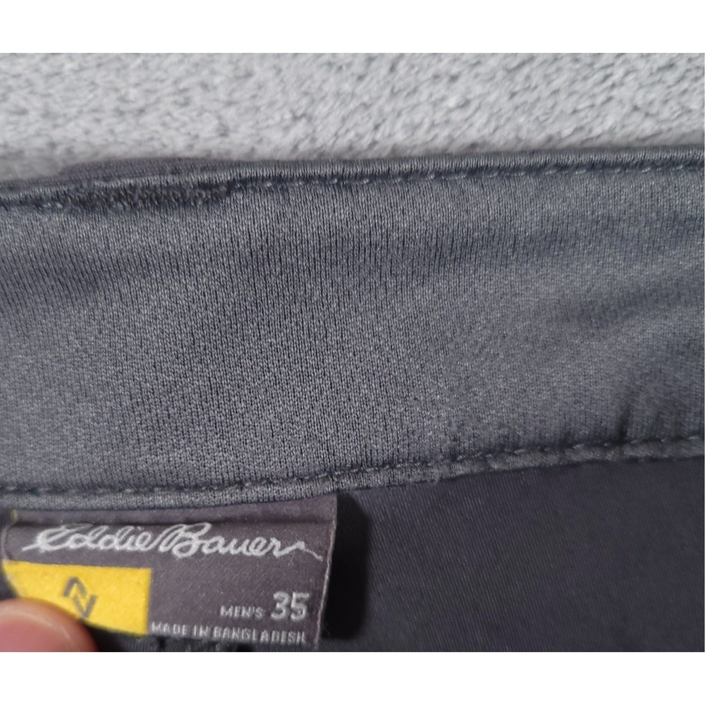Eddie Bauer Shorts Mens 35 Gray Rainier Cargo Hiking Outdoor Trail Lightweight - Picture 7 of 11
